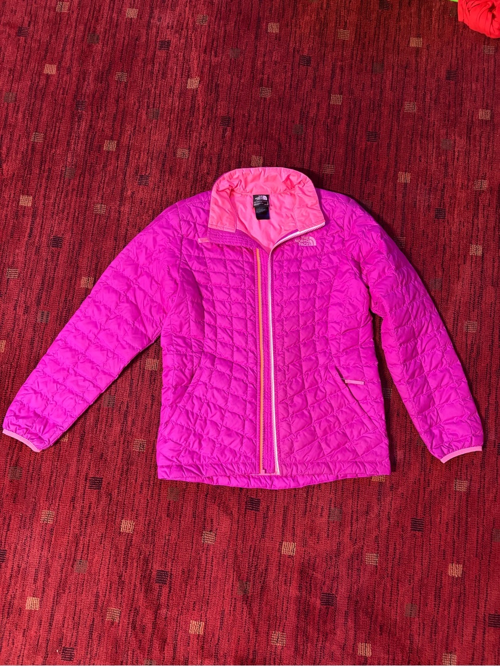 The North Face CSG4 Youth Girl's Size L (14/16) Purple Thermoball Puffer Jacket